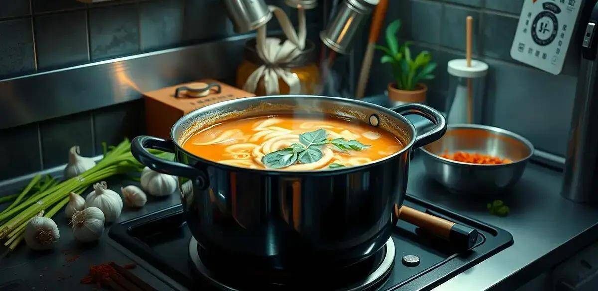 Como fazer o caldo de Ramen