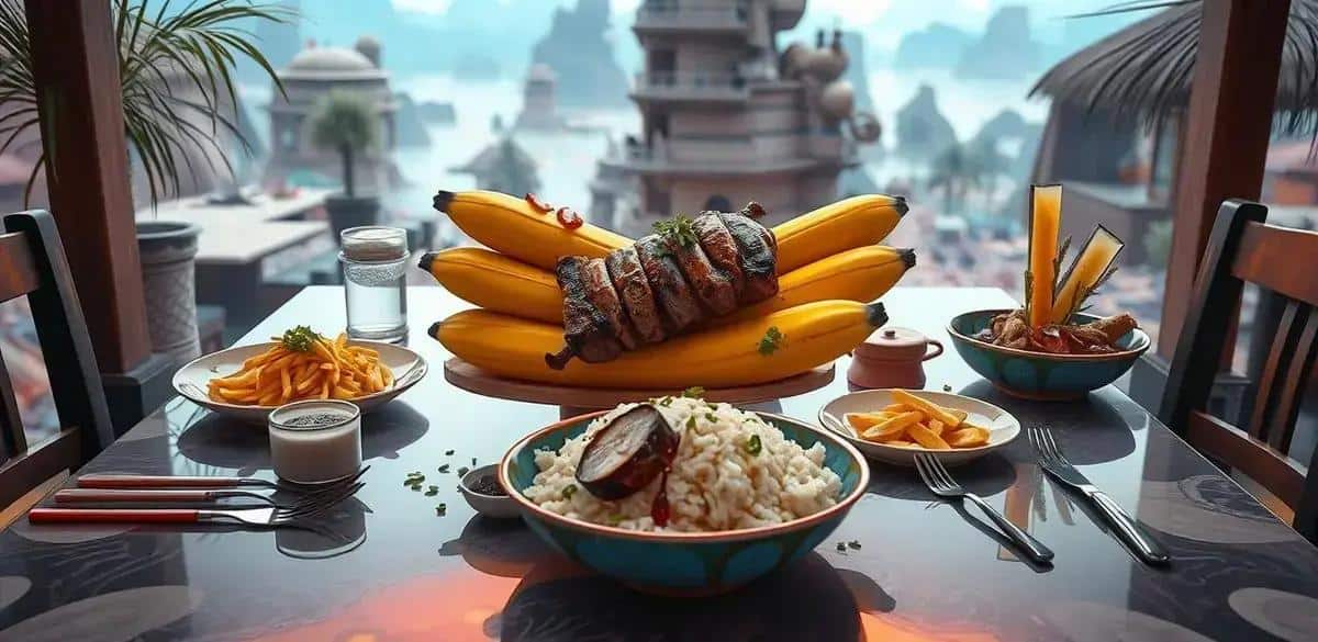 Como Servir a Farofa de Banana