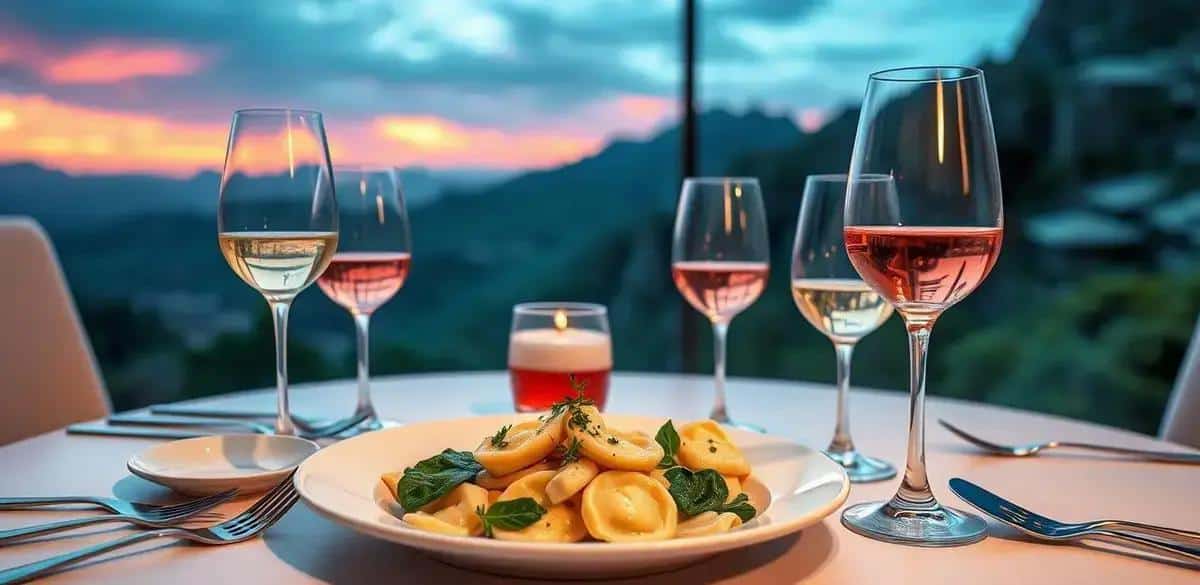 Harmonização de Vinhos com Ravioli de Ricota e Espinafre