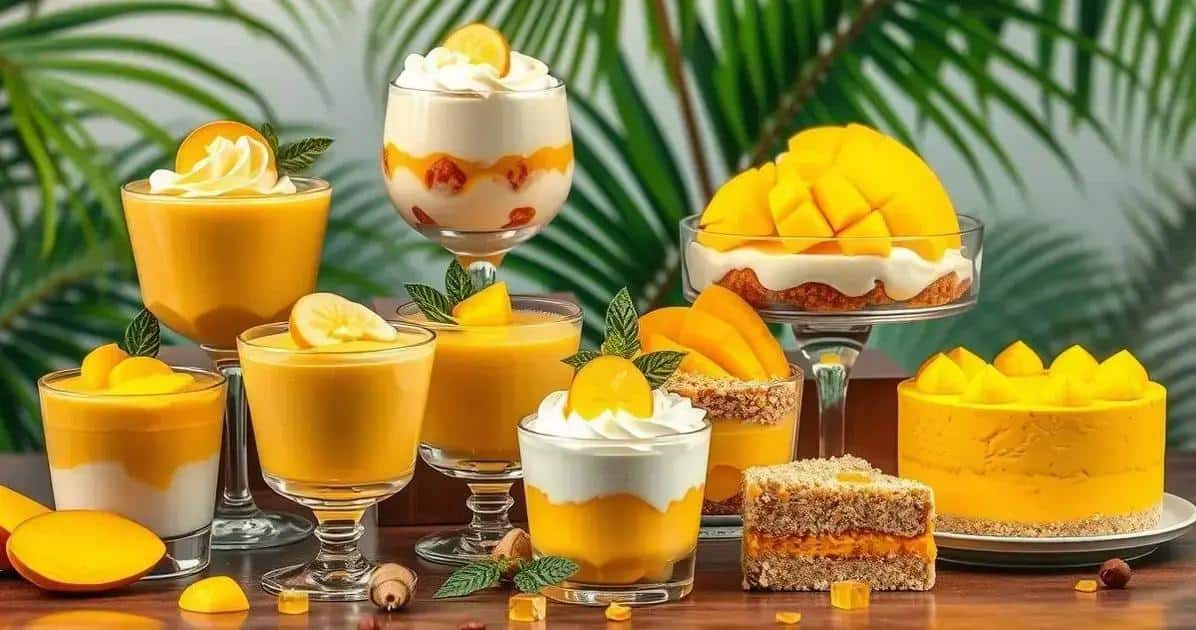História do Doce de Manga com Creme e suas Variedades