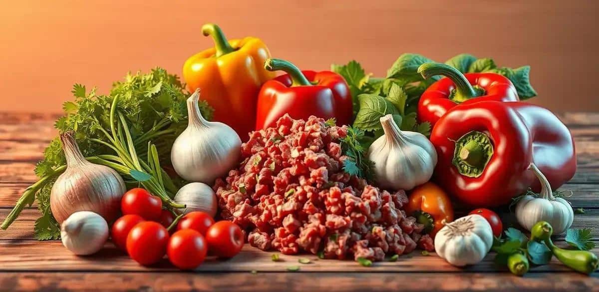 Ingredientes da Carne Moída Express