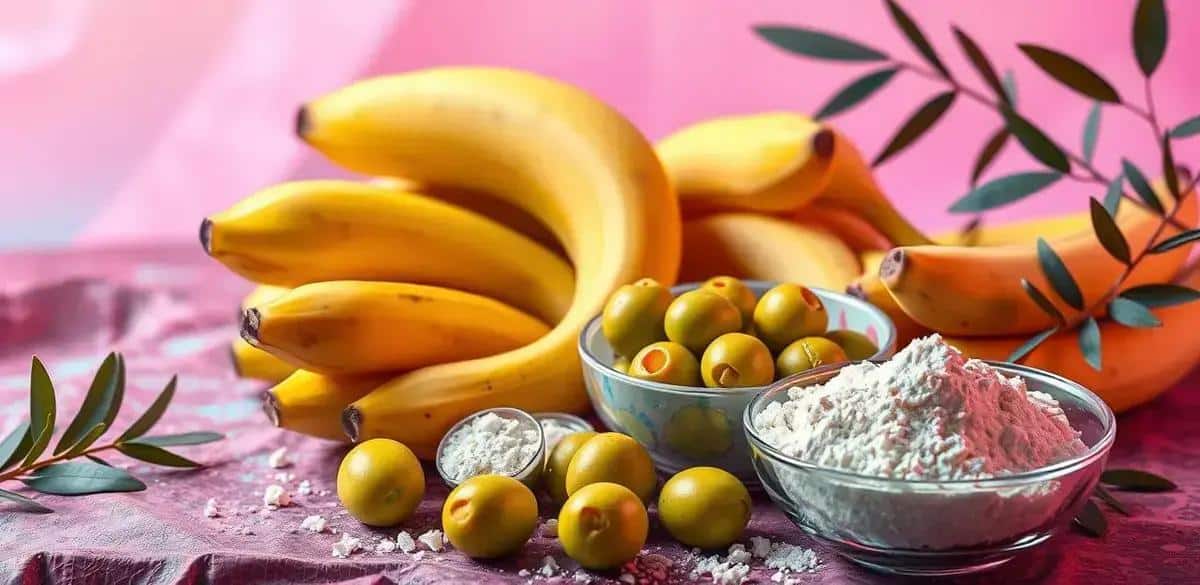 Ingredientes da Farofa de Banana