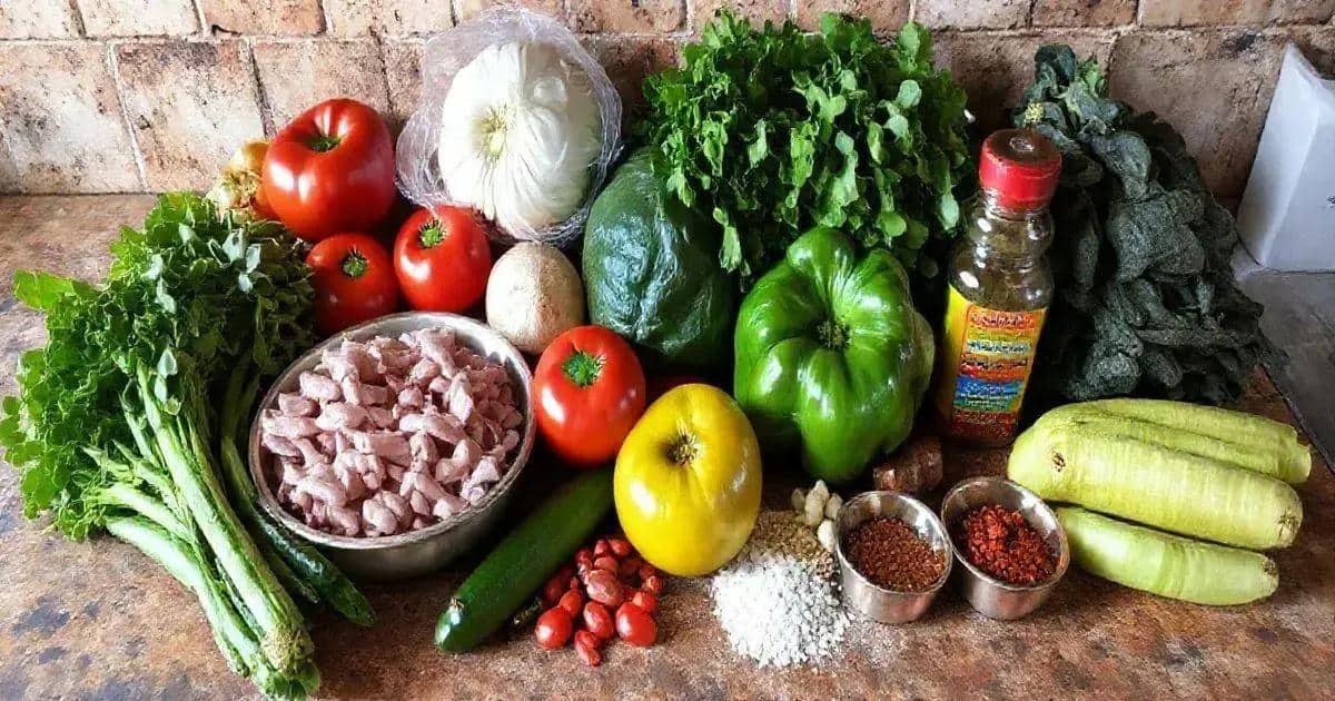 Ingredientes da Farofa de Carnes