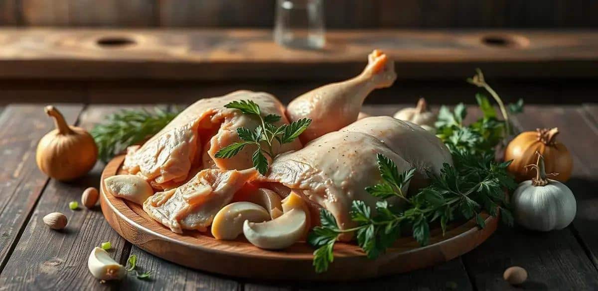 Ingredientes da Galinha Caipira ao Tucupi