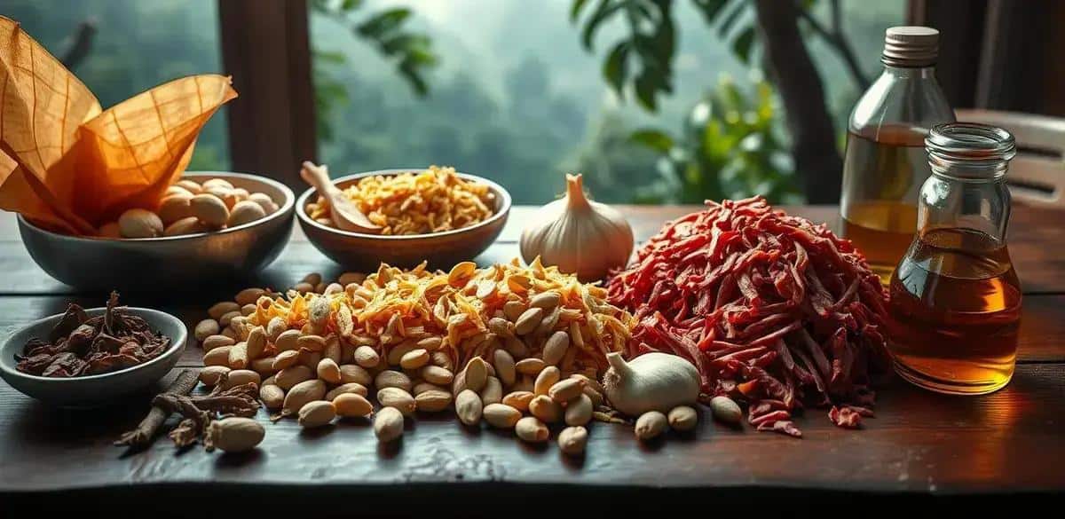 Ingredientes da Paçoca de Carne Seca
