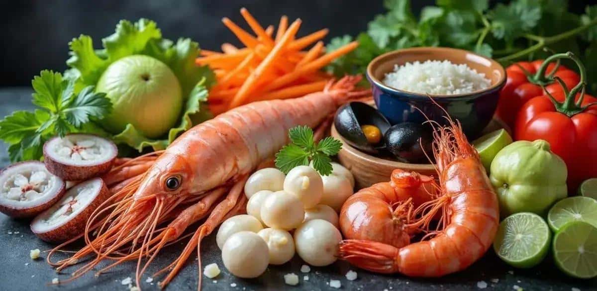 Ingredientes da Receita de Arroz de Mariscos