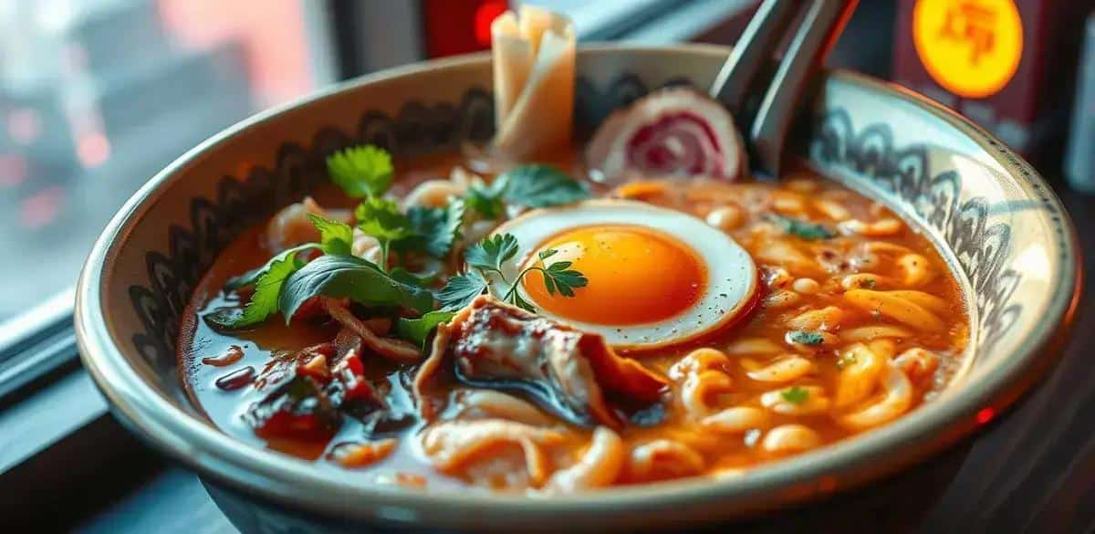 Ingredientes da Sopa de Lámen