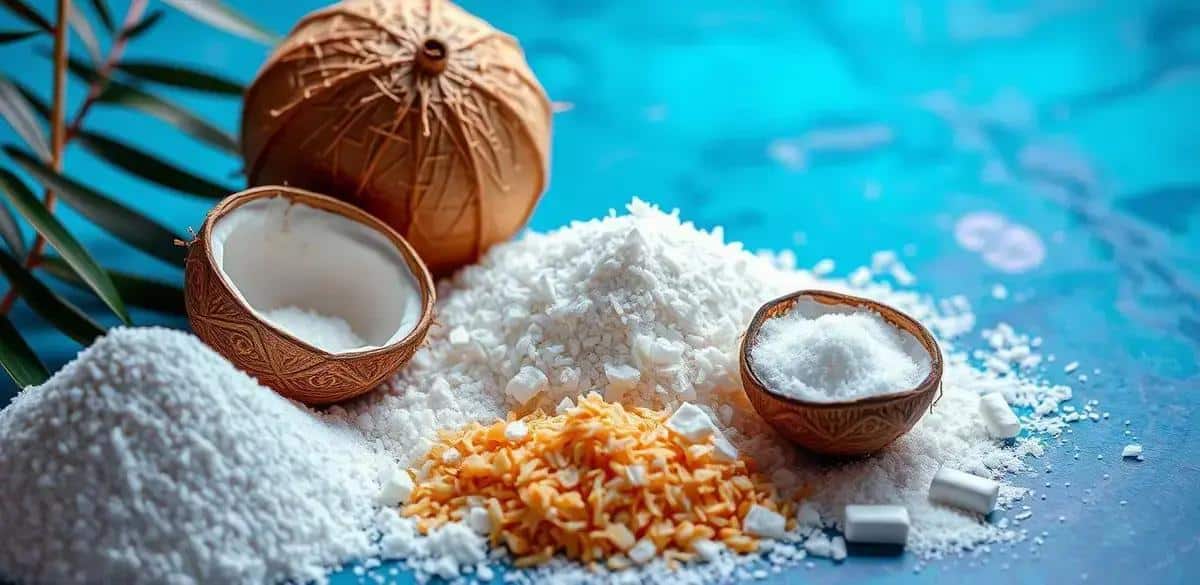 Ingredientes da Tapioca com Coco