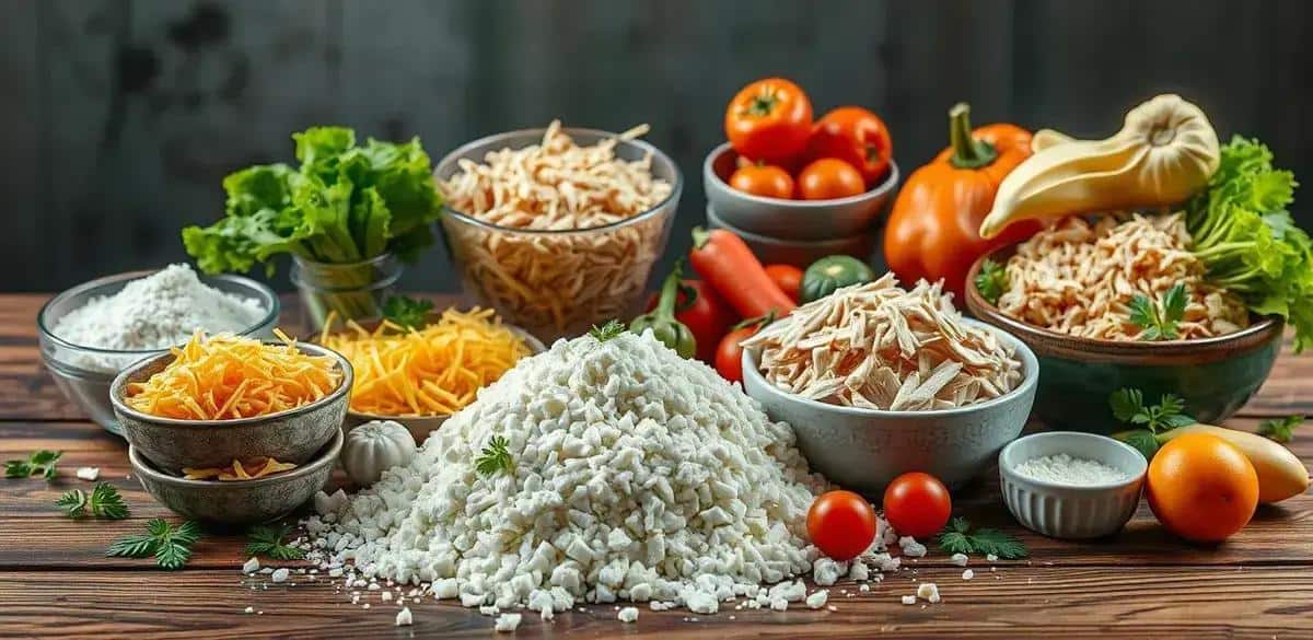 Ingredientes da Tapioca Recheada