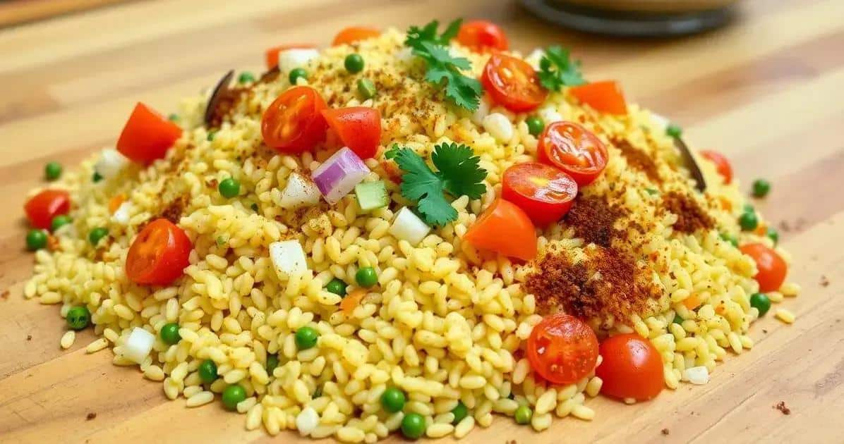 Ingredientes do Cuscuz Nordestino Rápido