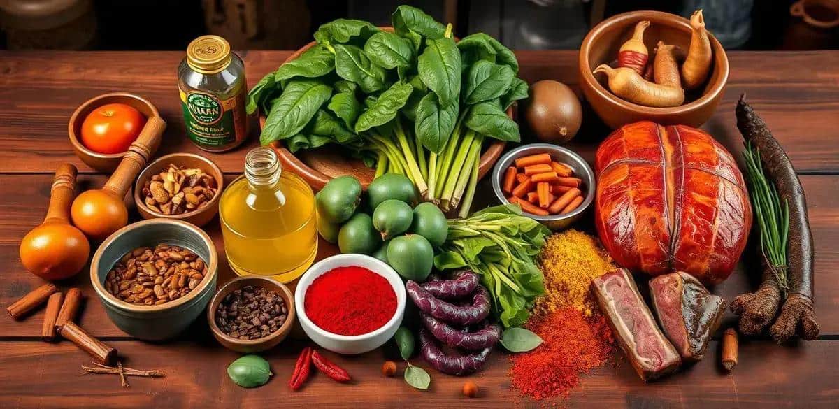 Ingredientes do Efó