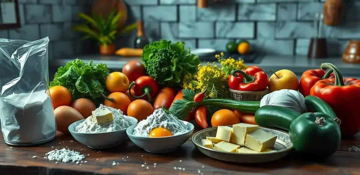 Ingredientes do Empadão Catarinense