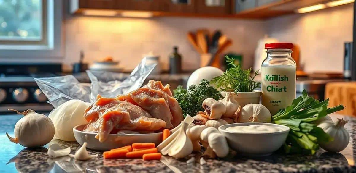 Ingredientes do Estrogonofe Simples e Rápido