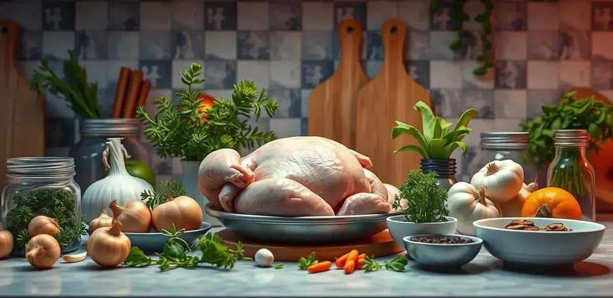 Ingredientes do Frango ao Molho Pardo