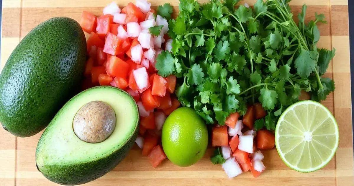 Ingredientes do Guacamole