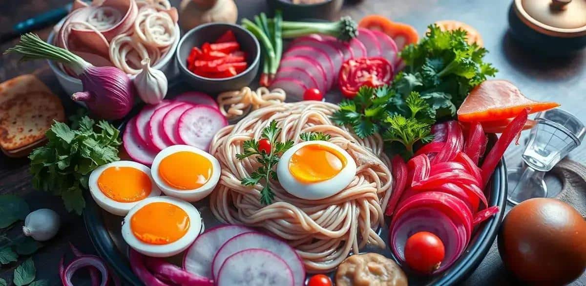 Ingredientes do Naengmyeon