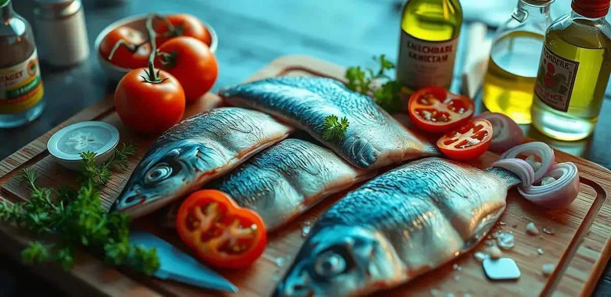 Ingredientes do Peixe ao Molho de Vinagreira