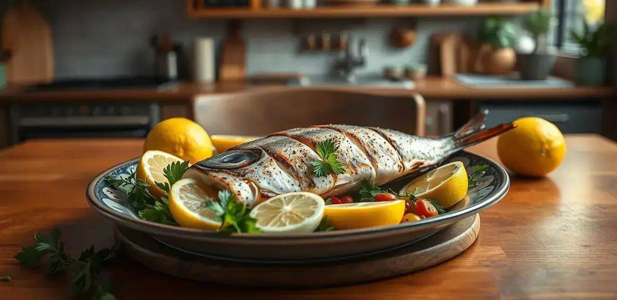 Ingredientes do Peixe Assado na Brasa