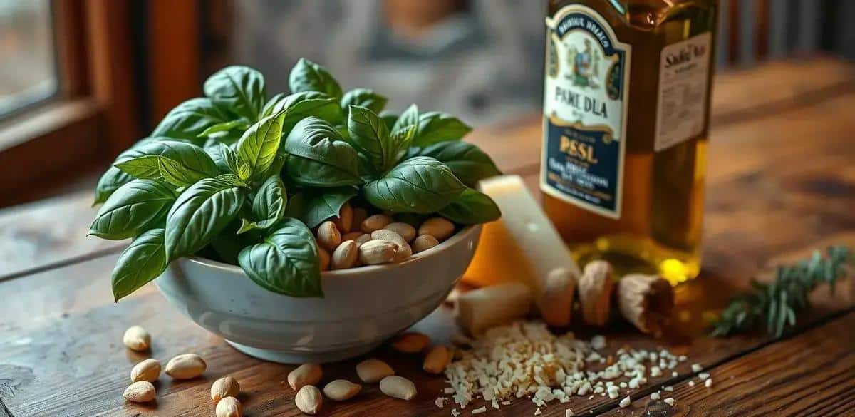Ingredientes do Pesto Genovês