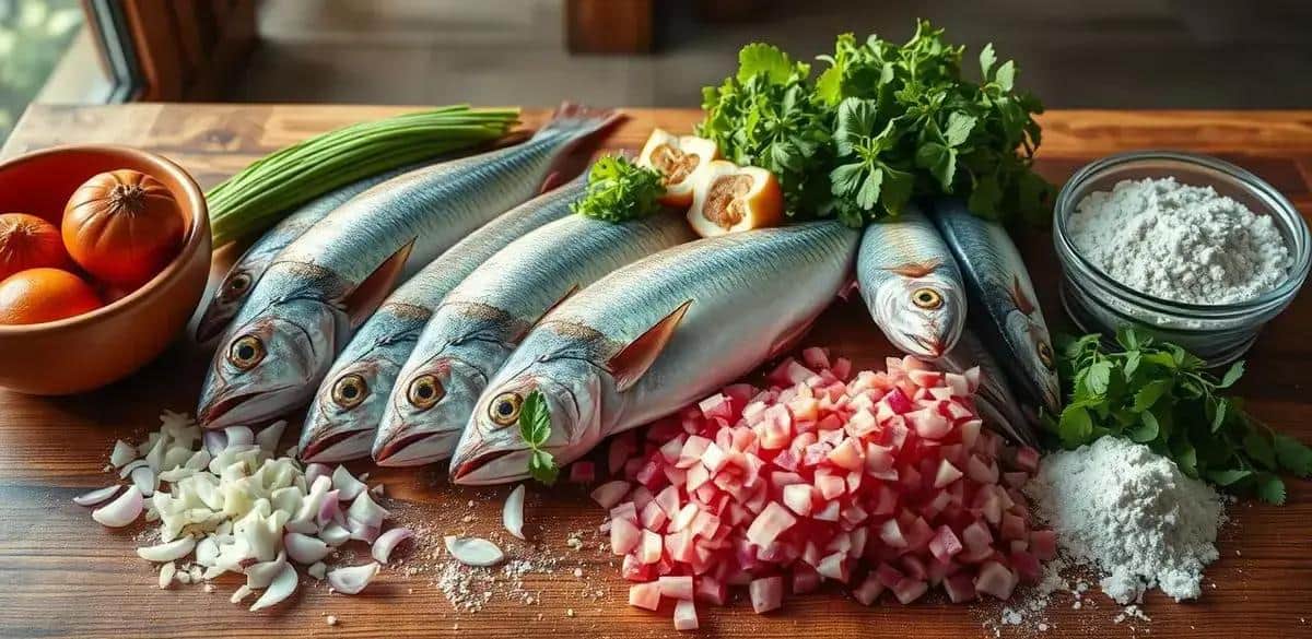 Ingredientes do Pirão de Peixe