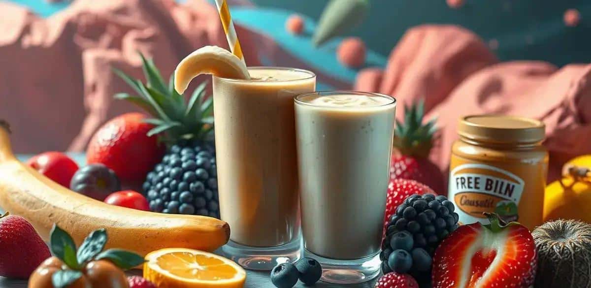 Ingredientes do Smoothie Proteico de Whey