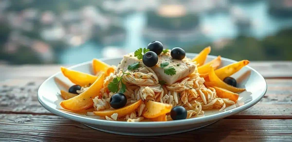 Ingredientes para Bacalhau à Brás