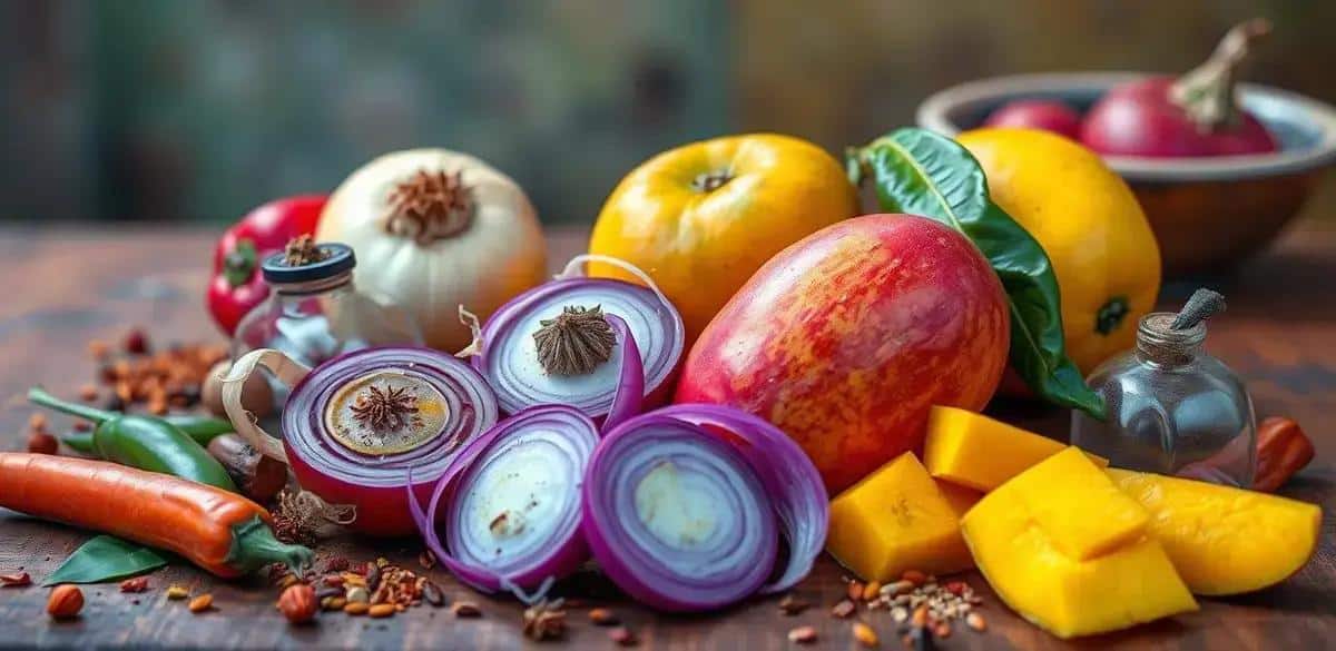 Ingredientes para Chutney de Manga