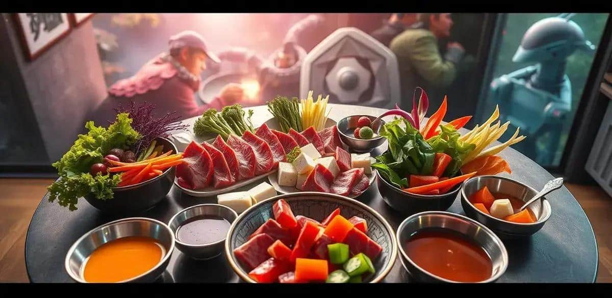 Ingredientes para Shabu-shabu