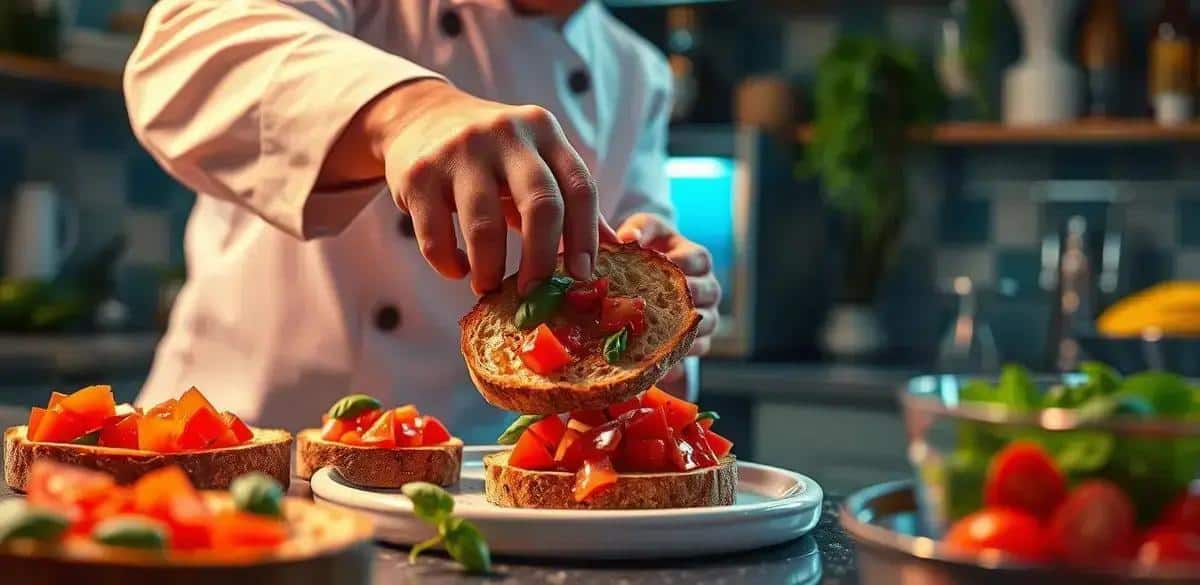 Método de Preparação da Bruschetta