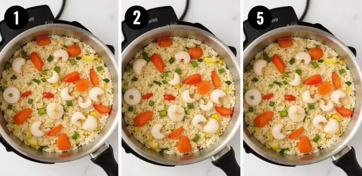 Método de Preparação do Arroz de Mariscos