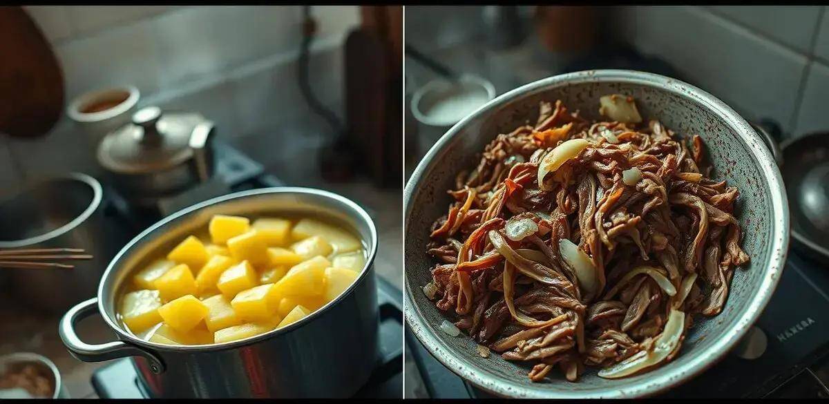Método de Preparo do Charque com Macaxeira