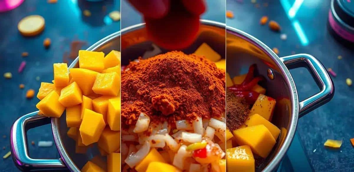 Método de Preparo do Chutney de Manga