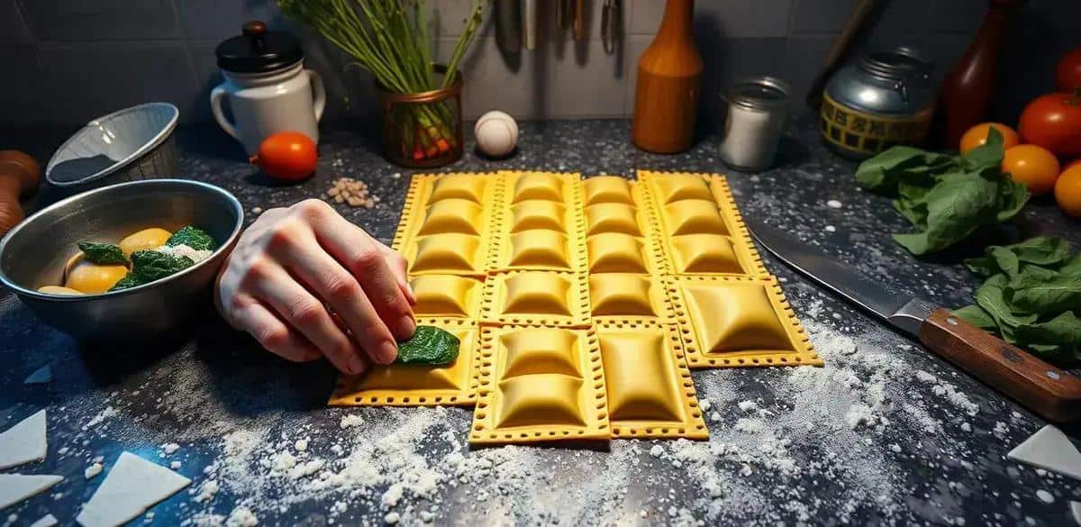 Montagem do Ravioli Perfeito