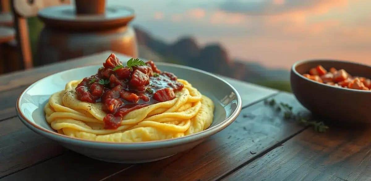 Polenta com Molho de Carne: A Receita que vai Transformar seu Almoço