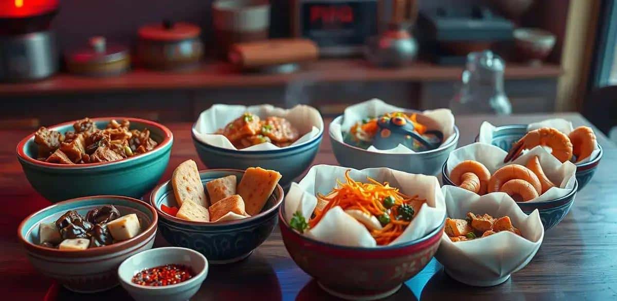 Preparando o Recheio para Pão no Vapor (Baozi)