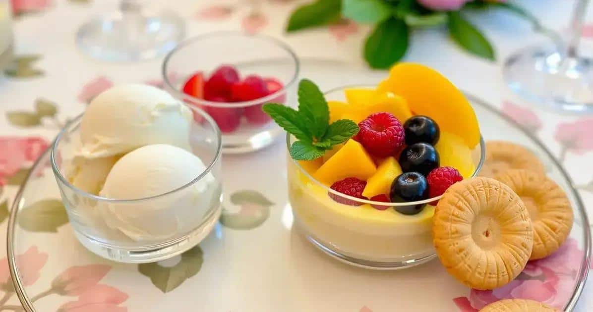 Sugestões de Acompanhamento para o Doce de Manga com Creme