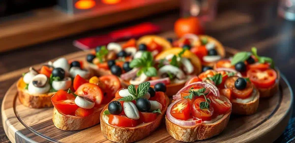 Variações da Receita de Bruschetta com Tomate