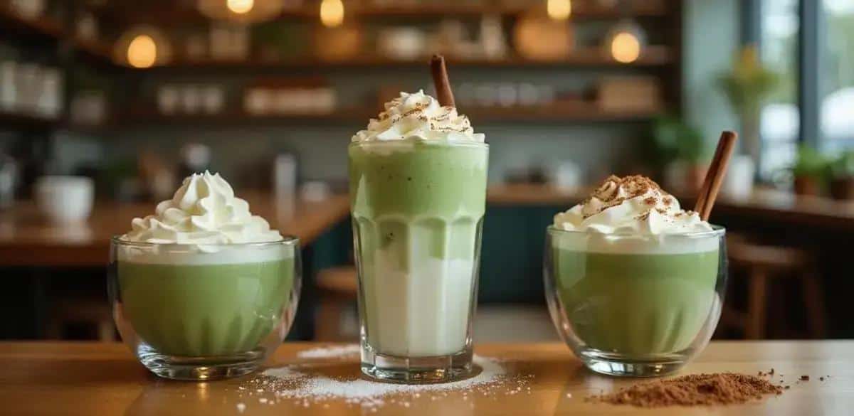 Variações do Matcha Latte
