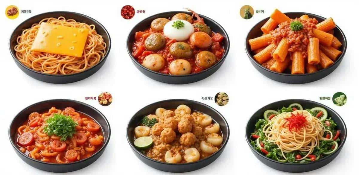 Variações do Tteokbokki