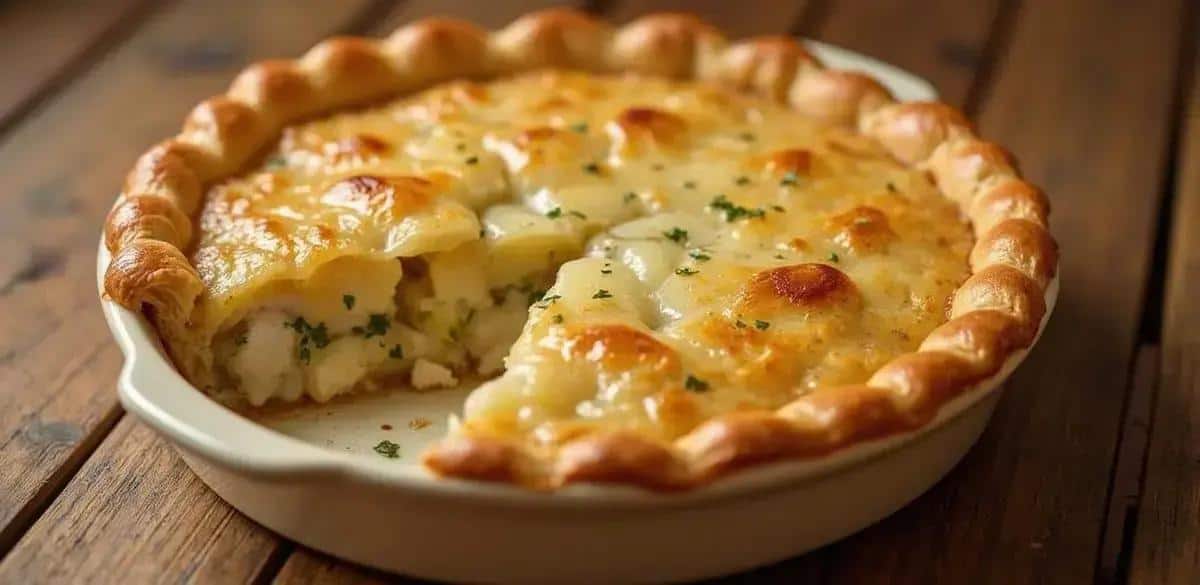 Empadão de bacalhau perfeita para um jantar com amigos