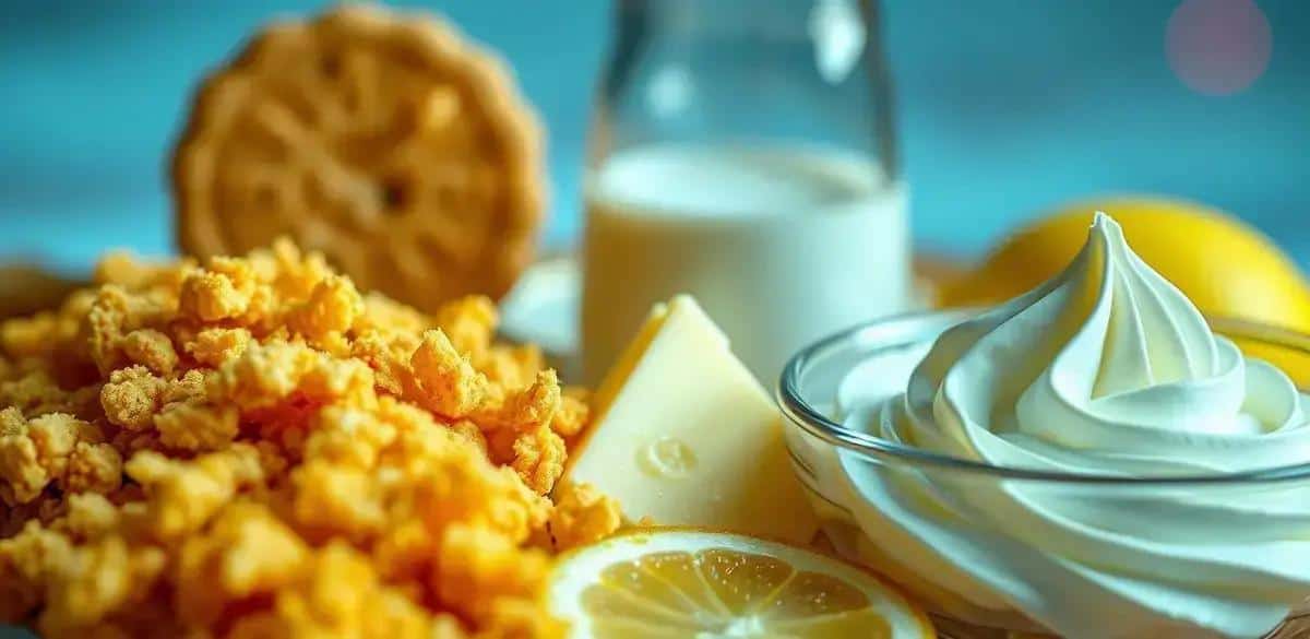 Ingredientes da Torta de Limão Descomplicada