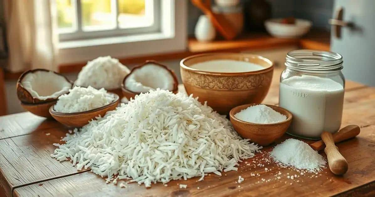 Ingredientes do Manjar Branco