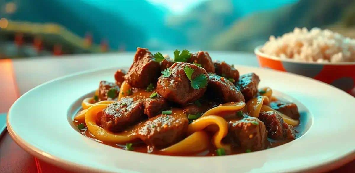 Ingredientes para o Strogonoff de Carne