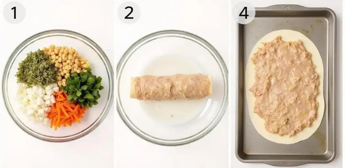 Método de Preparação do Rocambole de Frango