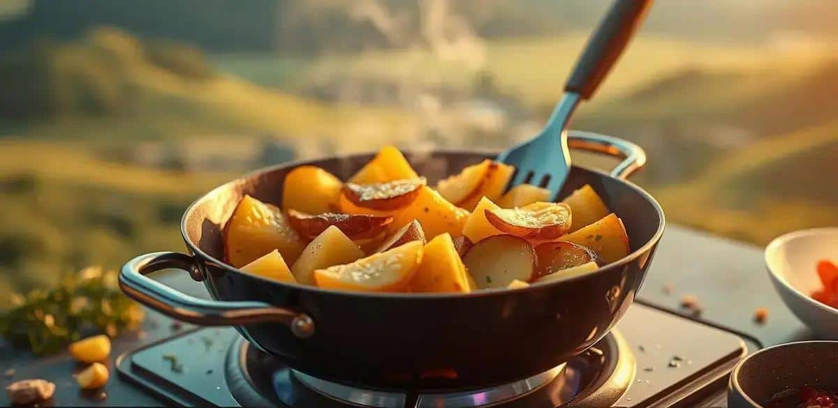 Método de Preparo da Batata Canoa Frita