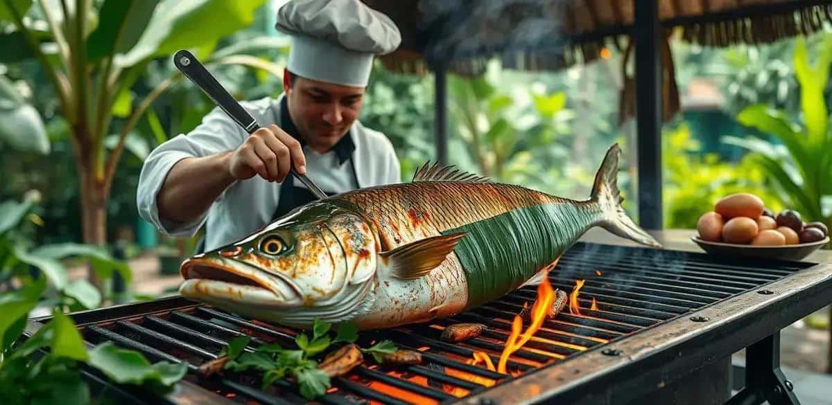 Método de preparo do Churrasco de Tainha