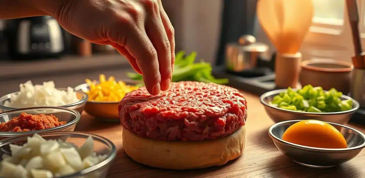 Método de Preparo do Hamburguer de Carne Moída