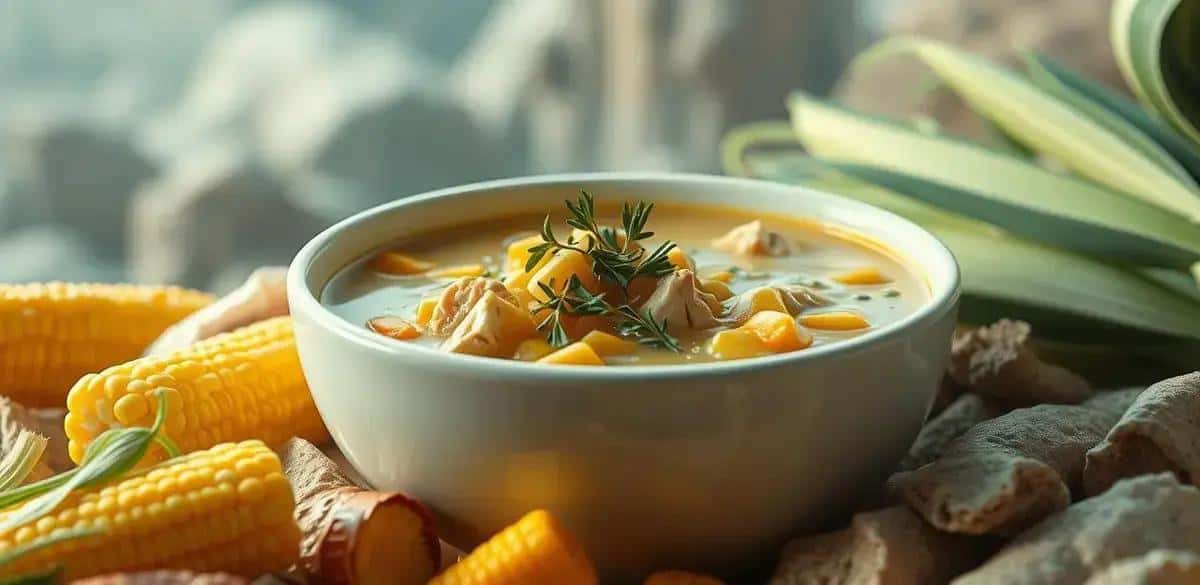 Sopa de Milho com Frango: Uma Delícia Reconfortante e Prática