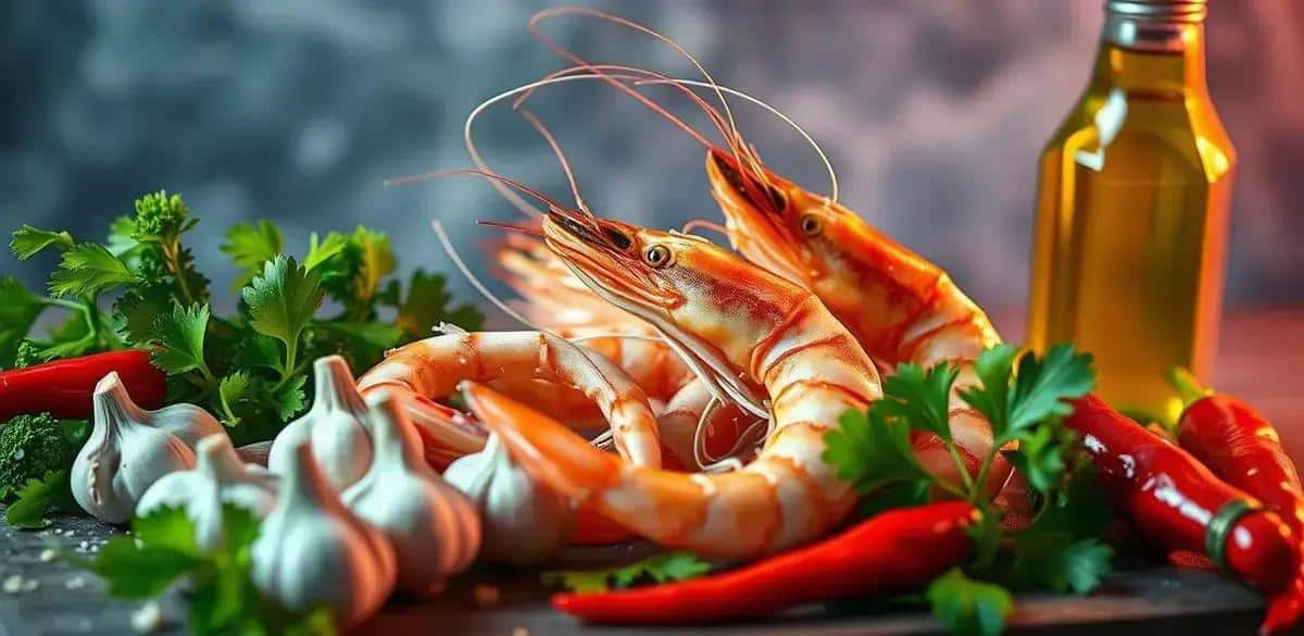 Ingredientes da Receita de Gambas al Ajillo