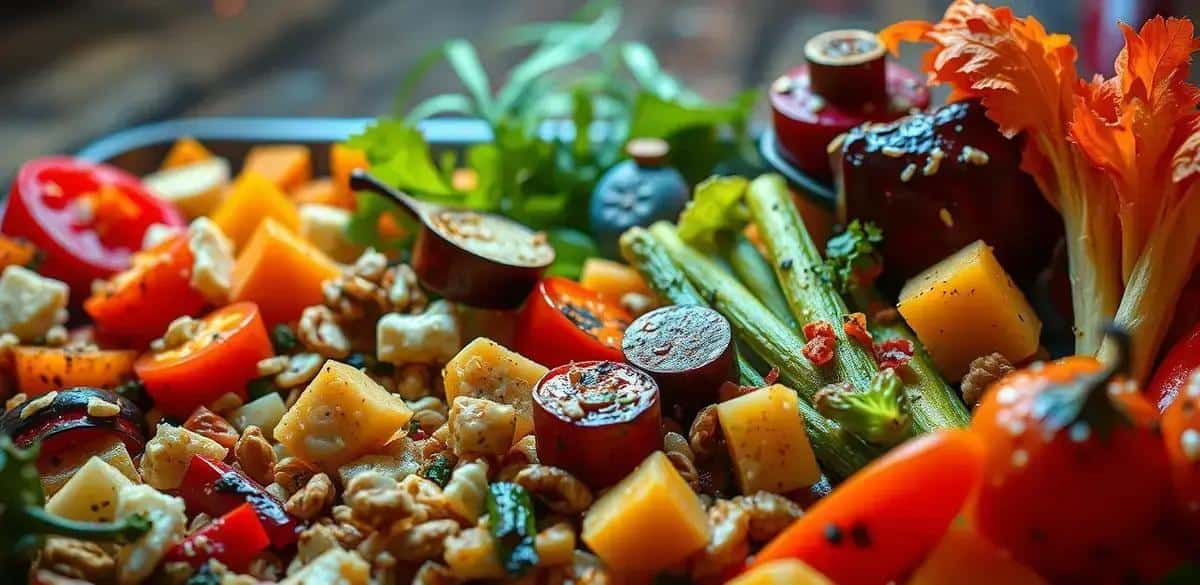 Variações de legumes na manteiga